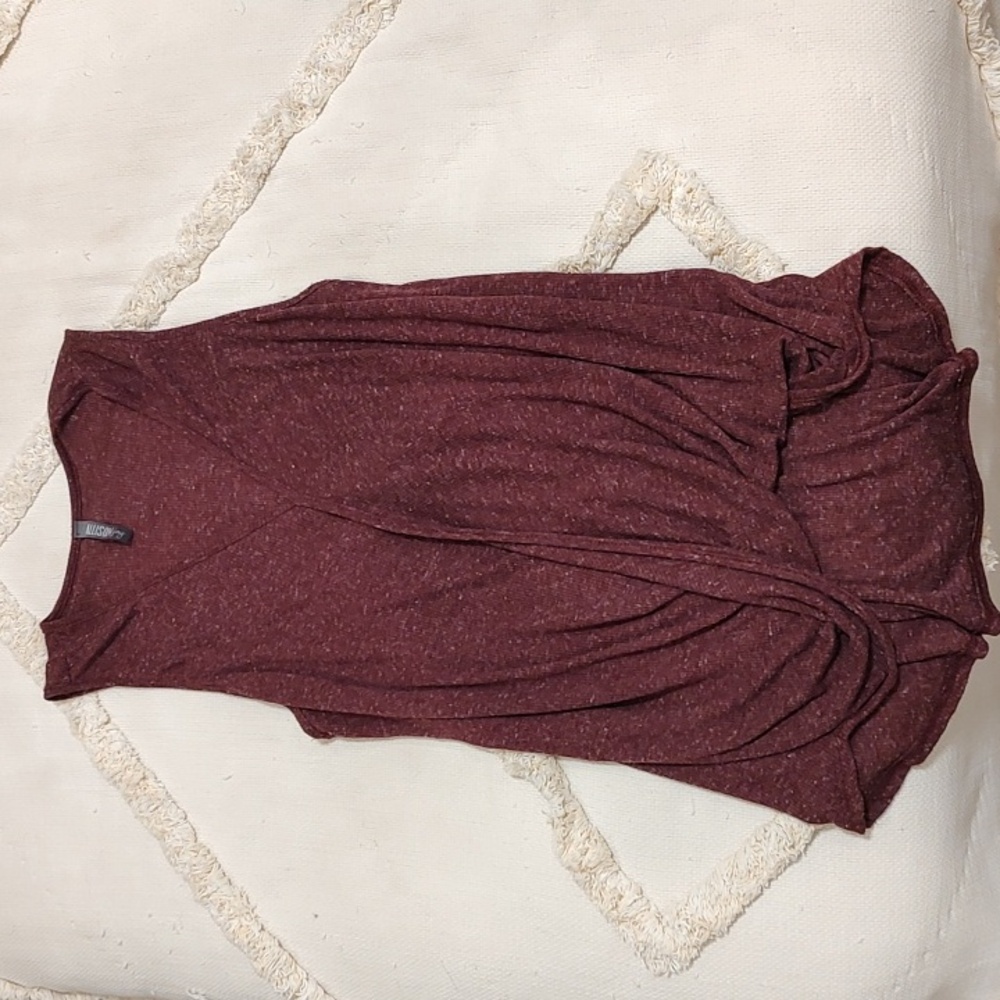 Allison Joy Maroon Knit Top